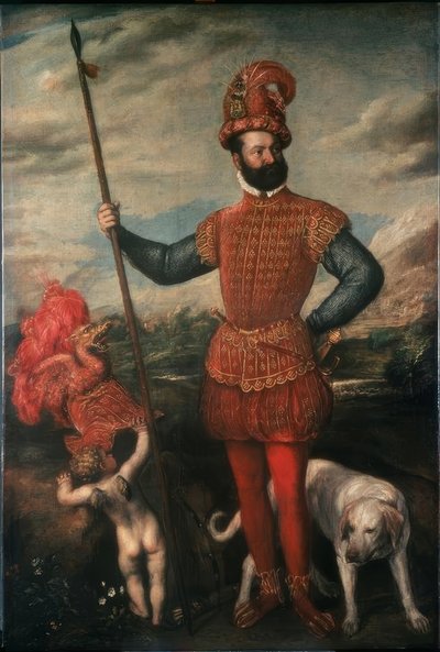 Portrait of an Italian Nobleman by Tiziano Vecelli